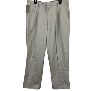 Dockers D4 Relaxed Fit Pleated True Chino Khakis 100% Cotton NWT Mens 36 x 29